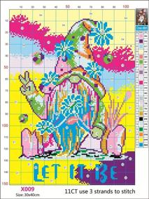 img 3 attached to Stamped Cross Stitch Adults Adults11 8X15 7In