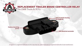 img 1 attached to Upgraded Trailer Brake Controller Relay Assembly - Direct Replacement for 20904439 - Fits Chevy, GMC, and Cadillac Vehicles - Escalade, ESV, Silverado 1500, 2500HD, Sierra 3500HD, Yukon, Tahoe