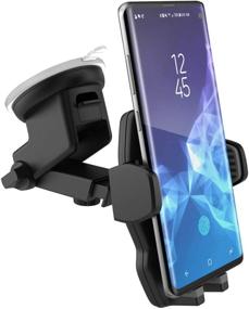 img 2 attached to XL Car Mount for Galaxy S8/S9/S10/S20 Plus - Encased, Case Friendly Vehicle Phone Holder with Adjustable Windshield & Dashboard Mount