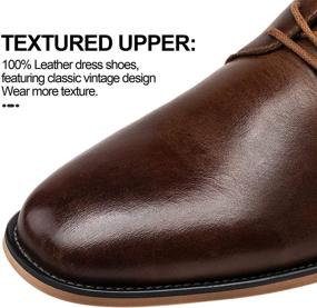 img 3 attached to 👞 JOUSEN Loafers - Premium Leather Oxford Driving Men's Shoes for Loafers & Slip-Ons