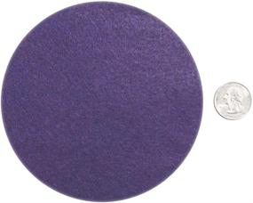 img 3 attached to 🔮 Vibrant Dark Purple Craft Felt Circles for Playful Creations - 5 Inch, Pack of 18