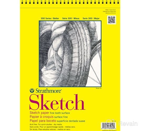 img 1 attached to 📓 Strathmore 100-Sheet Sketch Pad, 8.875 by 11 inches, 8.5x11 inches review by Kevin Dow