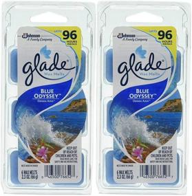 img 1 attached to Glade Wax Melts Air Freshener Refill, Blue Odyssey - 2.3 oz, Pack of 2