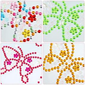 img 3 attached to Butterfly Rhinestone Stickers Adhesive Decorations