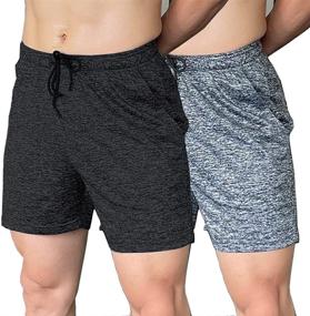 img 4 attached to Togym Shorts Inseam Bodybuilding Athletic Men's Clothing and Active