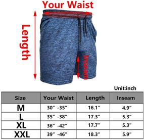 img 1 attached to Togym Shorts Inseam Bodybuilding Athletic Men's Clothing and Active