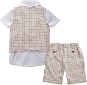 img 2 attached to 👶 Boys' Clothing Summer Elastic Infant Outfits