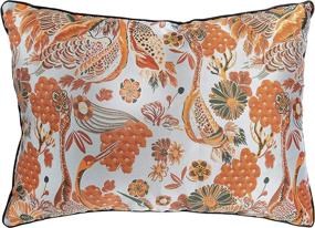 img 4 attached to Creative Co Op Reversible Orange Pillows