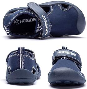 img 1 attached to HOBIBEAR Water-Breathable Toddler Boys' Sandals - Shoes
