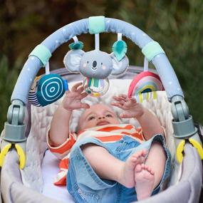 img 3 attached to 🐨 Taf Toys Koala Daydream Pram, Stroller, and Car Seat Arch - Ideal for Infants & Toddlers, Activity Arch with Engaging Toys to Stimulate Baby's Senses and Motor Skills Development, Enhancing Outdoor Experience