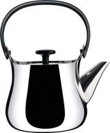 🍵 alessi cha kettle: stylish silver one-size tea kettle logo