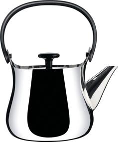 img 4 attached to 🍵 Alessi Cha Kettle: Stylish Silver One-Size Tea Kettle