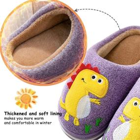 img 1 attached to 🦖 Boys' Dinosaur Non Slip Slippers - LÄTT LIV Shoes