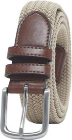 img 4 attached to 🔎 Optimal SEO: Amazon Essentials Stretch Woven Braid Belts for Men