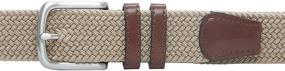 img 1 attached to 🔎 Optimal SEO: Amazon Essentials Stretch Woven Braid Belts for Men