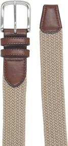 img 2 attached to 🔎 Optimal SEO: Amazon Essentials Stretch Woven Braid Belts for Men