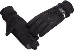 img 2 attached to Winter Driving Texting Touchscreen Lining Men's Accessories for Gloves & Mittens