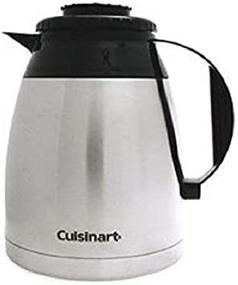 img 1 attached to ☕️ Кофейник из нержавеющей стали Cuisinart в черном цвете - DTC-975TC12BSS