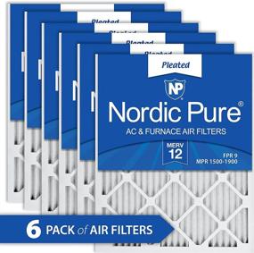 img 4 attached to 🌬️ Nordic Pure 12x20x1 Складчатый фильтр для печи