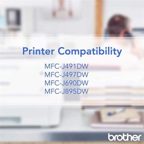 img 3 attached to 🖨️ Brother Printer LC3011BK Standard Cartridge - Single Pack, 200 Pages Yield, LC3011 Black Ink