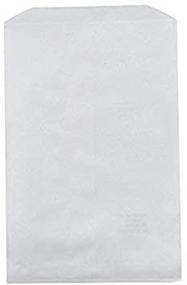 img 2 attached to 🛍️ 200 Count 5x7 White Kraft Paper Bags for Candy, Cookies, Doughnuts, Crafts, Party Favors, Sandwiches, Jewelry, Merchandise, and Gift Bags