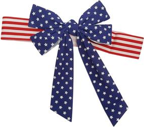 img 1 attached to Patriotic Chair Bows Assorted Patterns