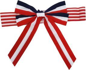 img 3 attached to Patriotic Chair Bows Assorted Patterns