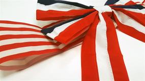 img 2 attached to Patriotic Chair Bows Assorted Patterns