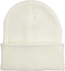 img 1 attached to Cozy and Trendy: Forest Boys' Beanie Winter Slouchy Hat - Must-have Children's Accessories for the Winter Season