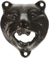 🐻 cast iron bear head bottle opener by abbott collection logo