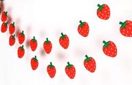 🍓 strawberry garland: vibrant birthday & party decorations for creative décor logo