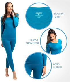 img 3 attached to Rocky Womens Thermal Underwear Bottom Sports & Fitness for Other Sports