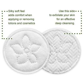 img 1 attached to 🎀 Premium 100% Cotton Rounds for Gentle Makeup Removal - Hypoallergenic, Lint-Free (100 Count)