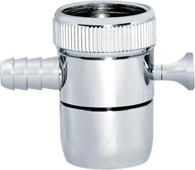 img 3 attached to 💧 Avalon's FA-32 Faucet Aerator Water Filter Adapter Kit - 3/8" Barb, Female Aerator, Threaded Diverter Replacement - Lead-Free, Polished Chrome Finish