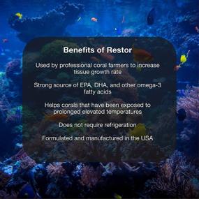 img 2 attached to 🐠 Restor - Coral Tissue Nutritional Liquid by Brightwell Aquatics: Enhance Coral Health