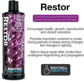 img 3 attached to 🐠 Restor - Coral Tissue Nutritional Liquid by Brightwell Aquatics: Enhance Coral Health