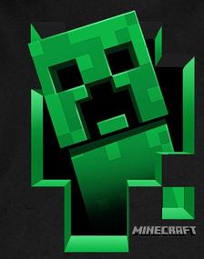 img 2 attached to Премиальный вязаный худи с вышитым изображением моба "Крипер" из Minecraft, с оригинальным дизайном.