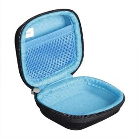 img 2 attached to Hermitshell Travel Case For JBL Tune 120TWS - True Wireless In-Ear Headphone (Black Blue)