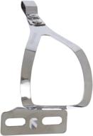 zefal steel toe clips: small/medium size in silver - optimal foot grip for cyclists logo