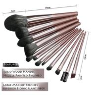 🎨 nevsetpo professional makeup brushes set - high-quality cosmetic brush kit for eyes, face, lips, powders & liquids - ideal for makeup artists logo