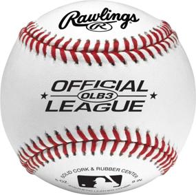 img 3 attached to ⚾️ Rawlings OLB3BAG12 Официальная Лига Рекреационного Применения, Бейсбольные мячи, Набор оптом из 12 штук, Белые.