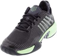 k swiss hypercourt supreme tennis black men's shoes and athletic logo