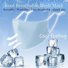 img 2 attached to Peabownn Washable Reusable Adjustable Breathable