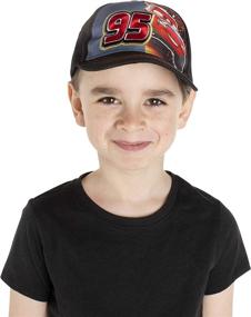 img 3 attached to 🧢 Disney Toddler Baseball Hat for Boys, Ages 2-7, Lightning McQueen Kids Cap, Sunhat with Washed Design