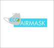 eco airmask navy blue medium logo