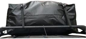 img 4 attached to 🚗 Waterproof Car Rooftop Cargo Carrier Bag | Heavy-Duty Straps | Weatherproof | 17 Cubic Feet