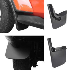 img 2 attached to Комплект арок и защитных козырьков Hooke Road для Jeep Wrangler JL 2018-2021 Sahara Sport Sports (за исключением Rubicon) - высококачественная защита и улучшение стиля. 🚙