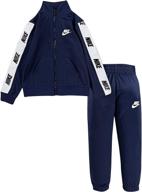 набор одежды nike midnight для мальчиков младенцев с нашивками - две части логотип