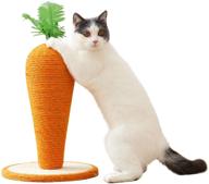 affenlaskan cat scratching post activity cat tree: natural sisal carrot scratcher for indoor kittens logo