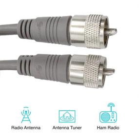 img 2 attached to 📡 Superior Performance Coax Cable Coaxial Connector Antenna: Boost Your Signal Quality